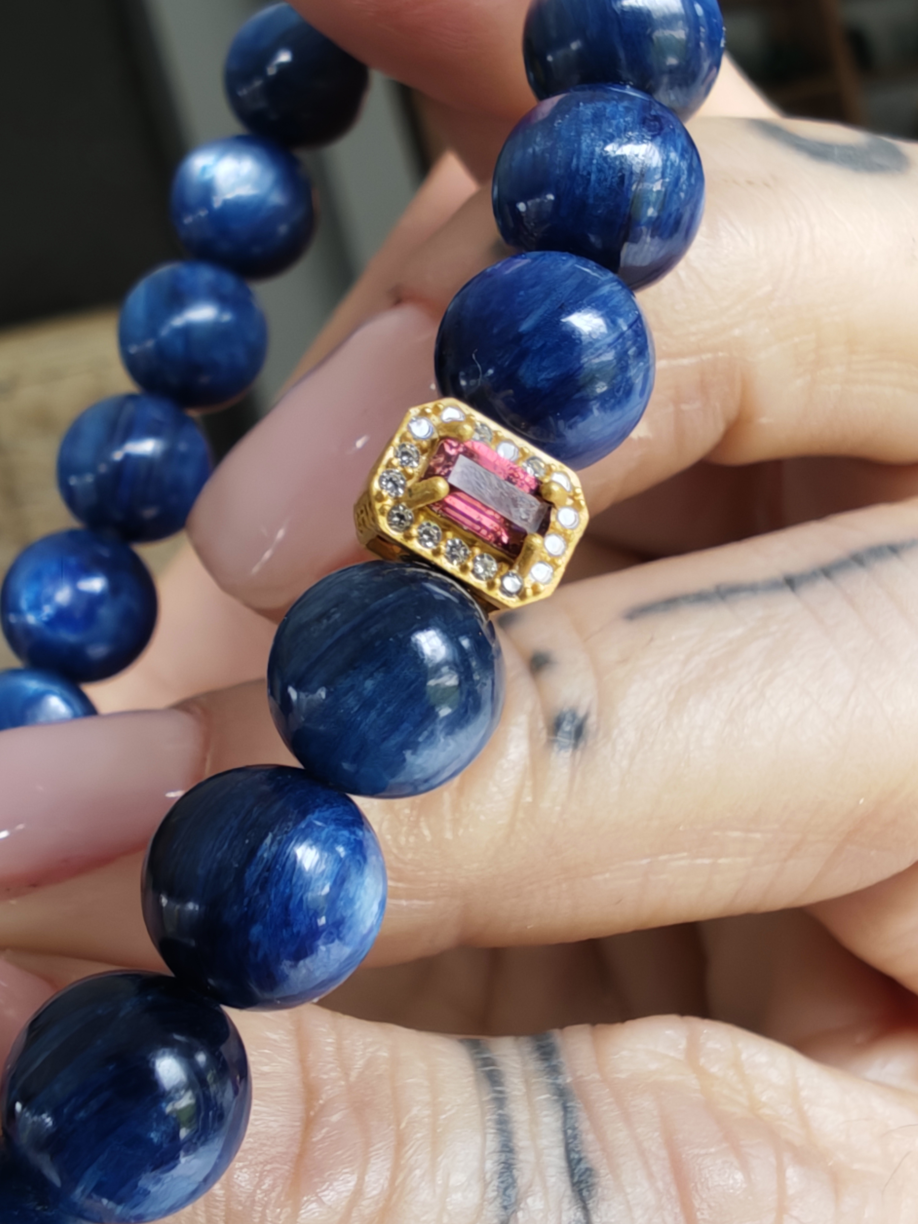 Kyanit Rodanit Bileklik