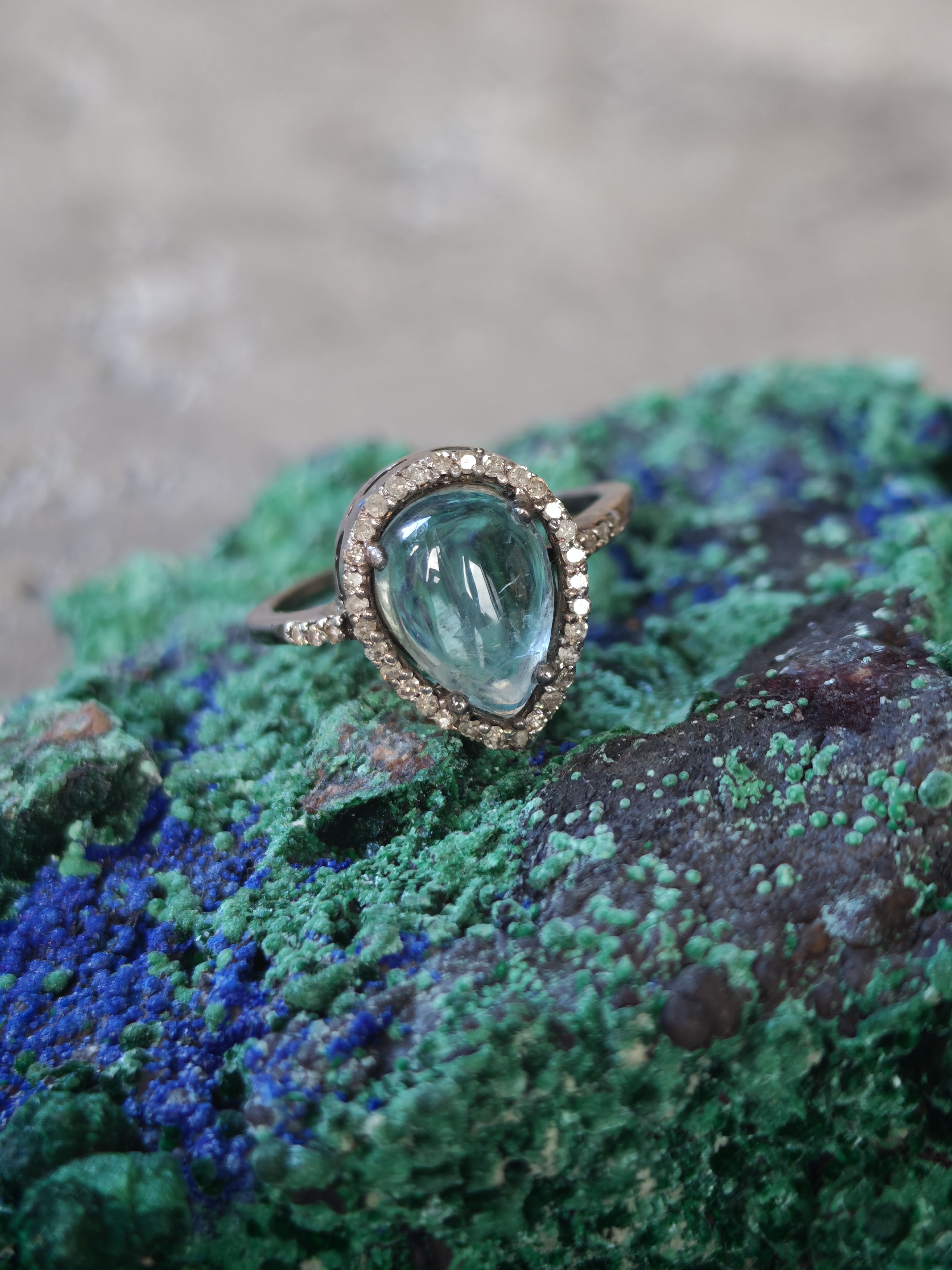 Topaz Pırlanta Yüzük