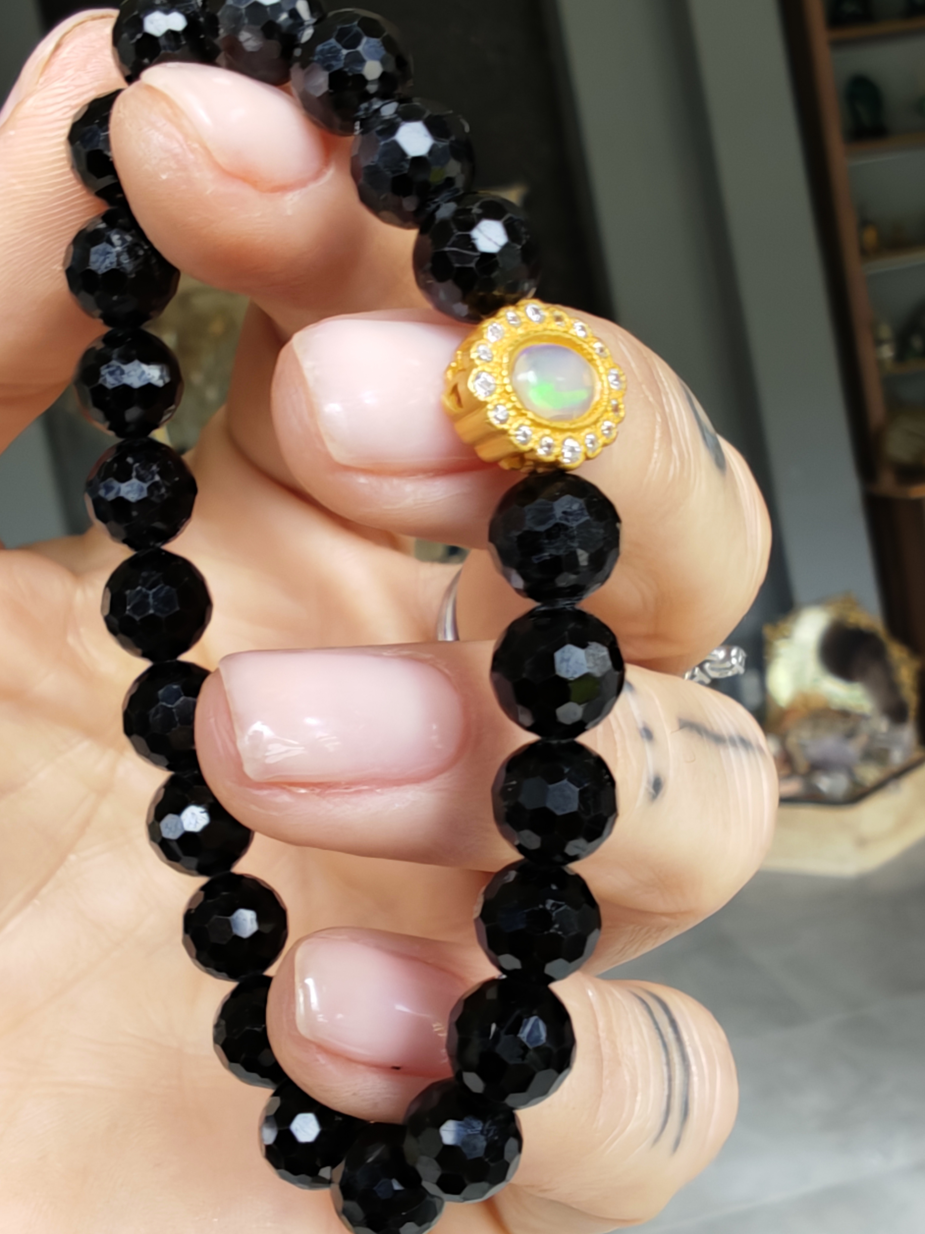 Turmalin Opal Bileklik