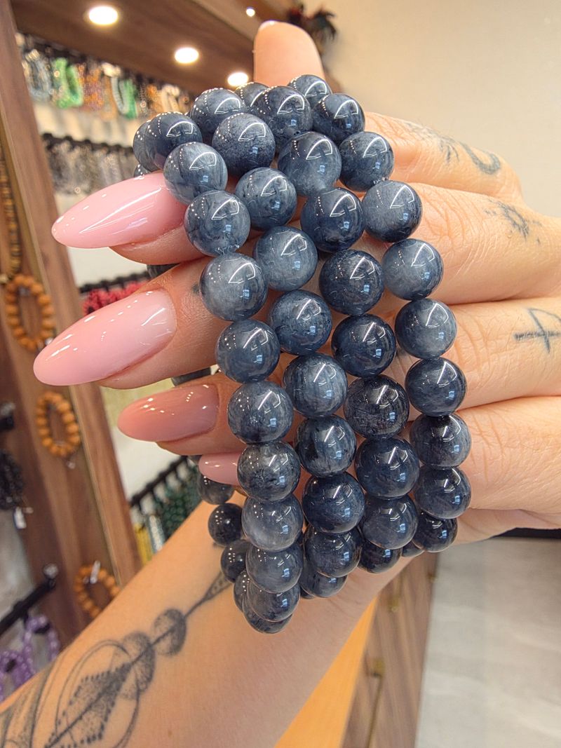 MÜCEVHER DUMORTİERİT BİLEKLİK-GEM-