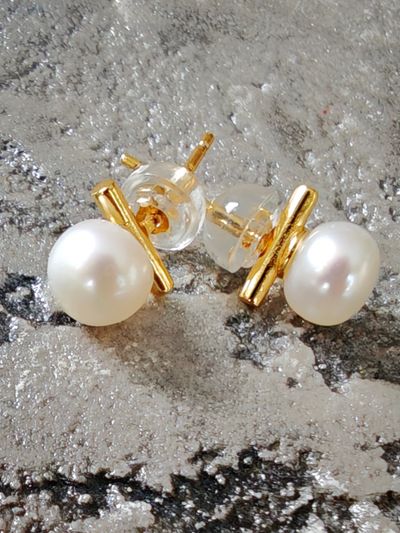 İnci Gümüş Küpe