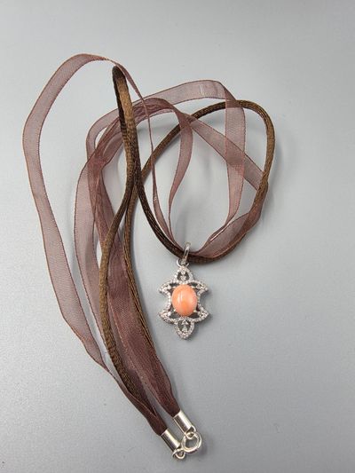 Angle Sky Mercan Elmas Kolye