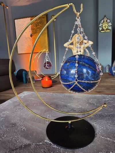 LAPİS LAZULİ KÜRE-ÖZEL STANDLI