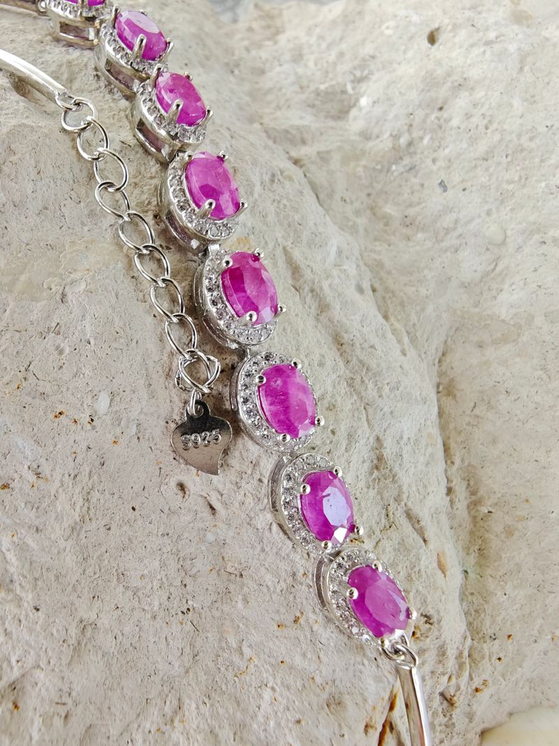 Pembe Yakut Bileklik