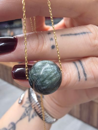 Serafinit Küre Kolye