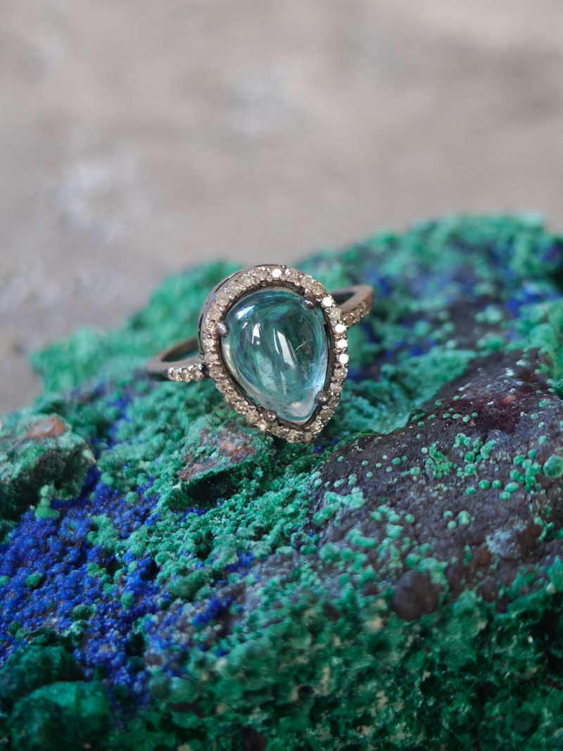 Topaz Pırlanta Yüzük