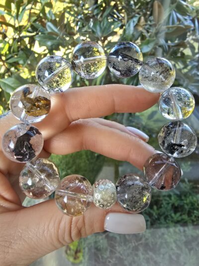 GEM HERKİMER ELMAS BİLEKLİK