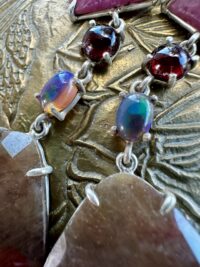 TANRIÇA SERİSİ SAFİR KÜPE - Görsel 2