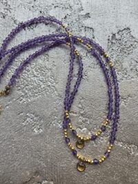 AMETİST SİTRİN KOLYE