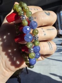 PERİDOT TANZANİT BİLEKLİK