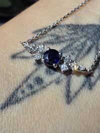 SAFİR PIRLANTA  KOLYE - Görsel 3