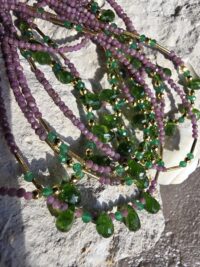 YAKUT DİOPSİT KOLYE