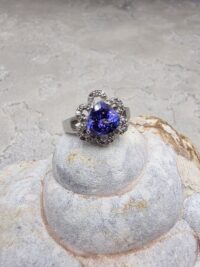 TANZANİT ELMAS YÜZÜK - Görsel 4