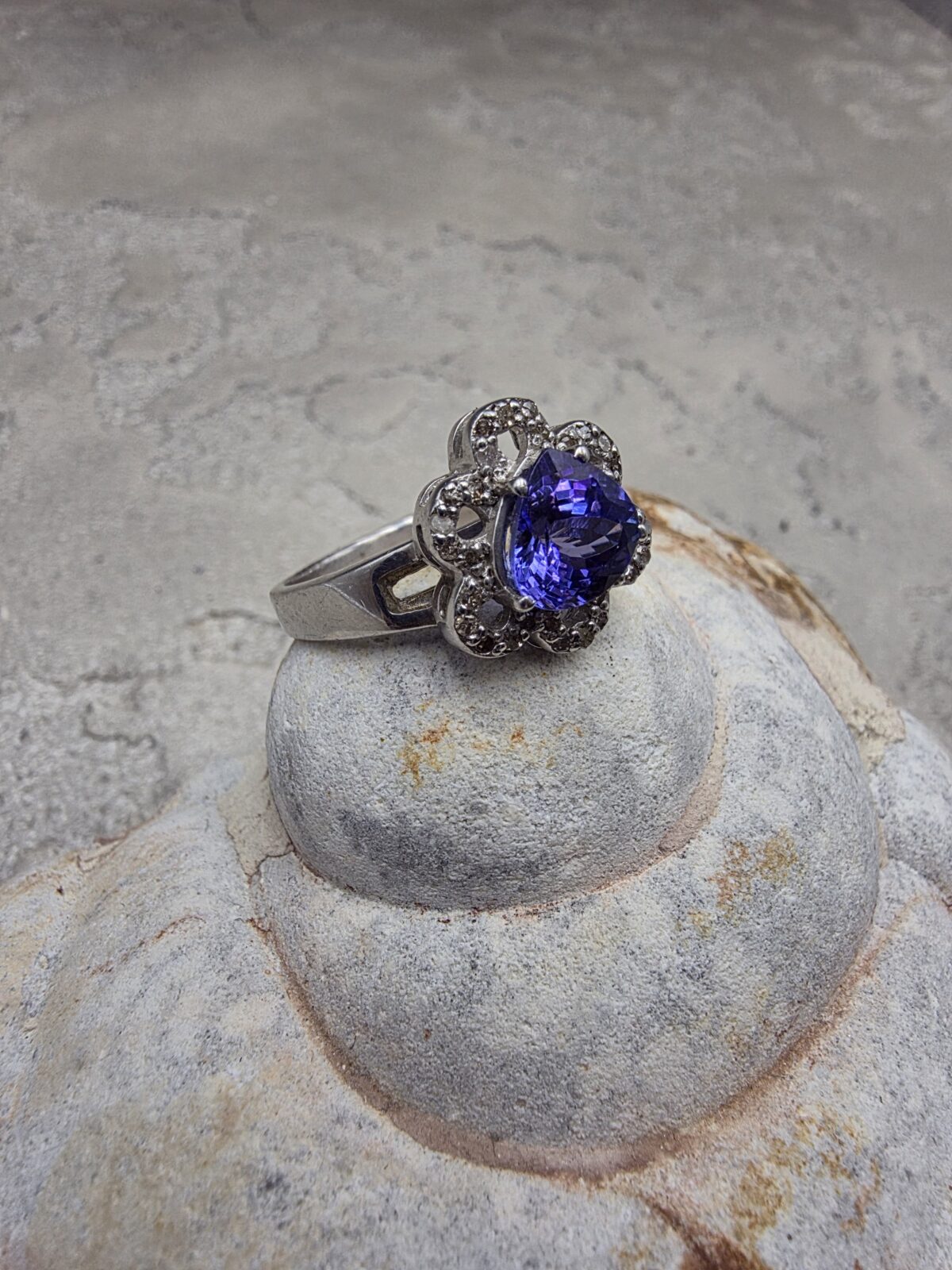 TANZANİT ELMAS YÜZÜK - Görsel 3