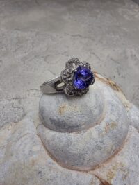 TANZANİT ELMAS YÜZÜK - Görsel 3