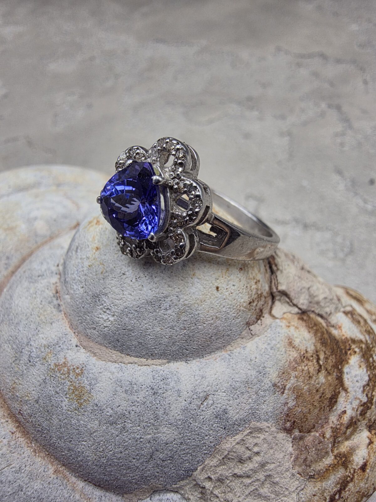 TANZANİT ELMAS YÜZÜK - Görsel 5