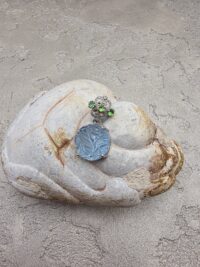 AQUAMARİNE-TURMALİN-ELMAS KÜPE - Görsel 3