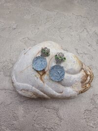 AQUAMARİNE-TURMALİN-ELMAS KÜPE - Görsel 5