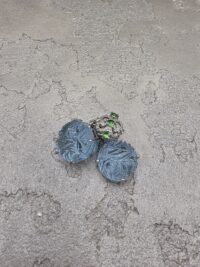 AQUAMARİNE-TURMALİN-ELMAS KÜPE - Görsel 4