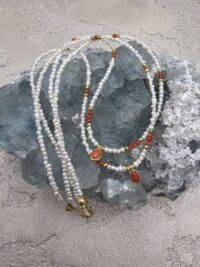 BAHREYN İNCİ TUNUS MERCAN KOLYE - Görsel 2