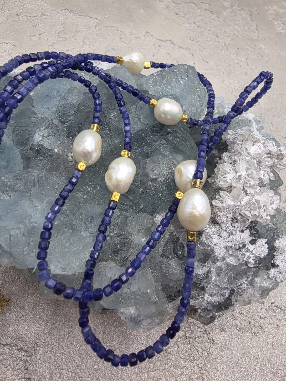 LAPİS İNCİ KOLYE - Görsel 3