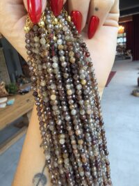 KONYAK RENGİ LAL KOLYE