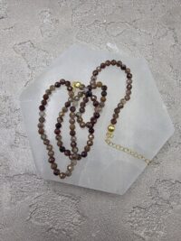 KONYAK RENGİ LAL KOLYE - Görsel 3