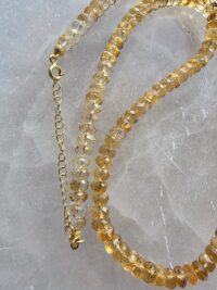 MÜCEVHER KESİM SİTRİN KOLYE