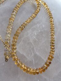 MÜCEVHER KESİM SİTRİN KOLYE - Görsel 4