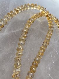 MÜCEVHER KESİM SİTRİN KOLYE - Görsel 2