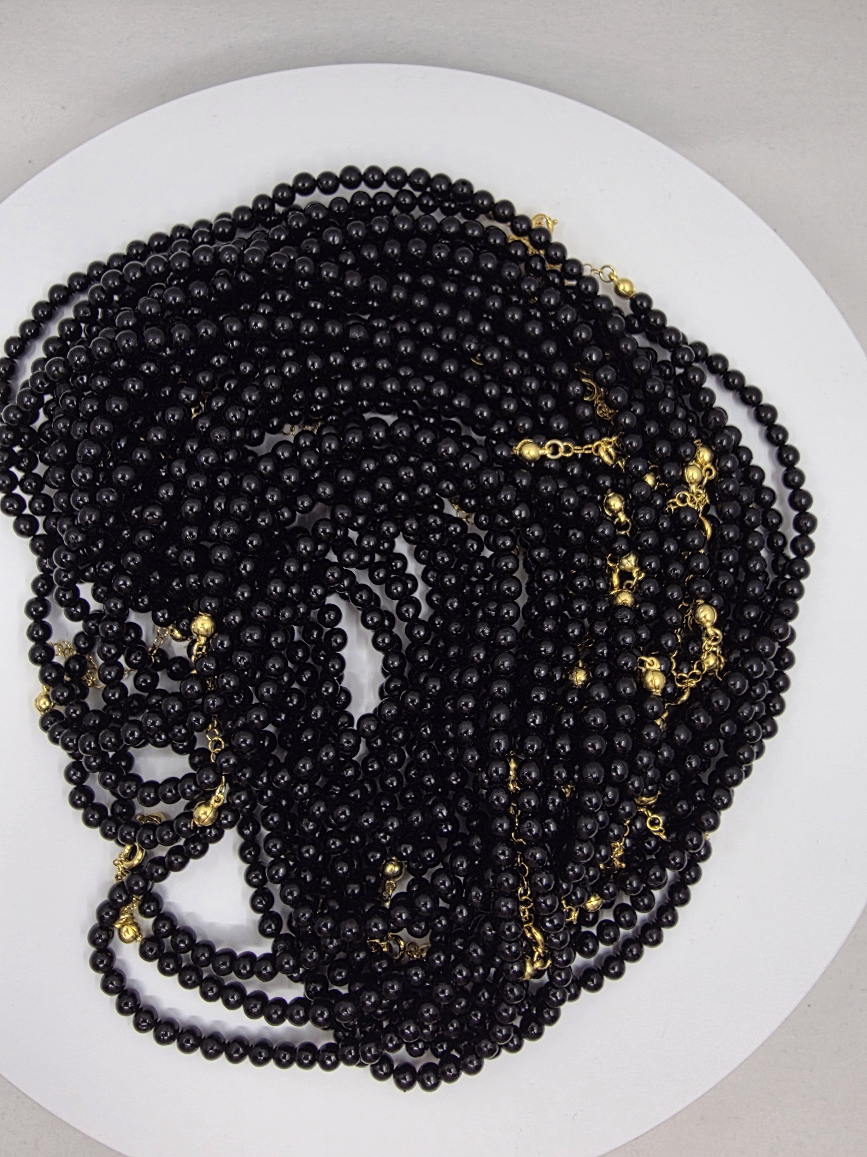 2025/12/57769.jpg SİYAH MERCAN KOLYE - Görsel 1