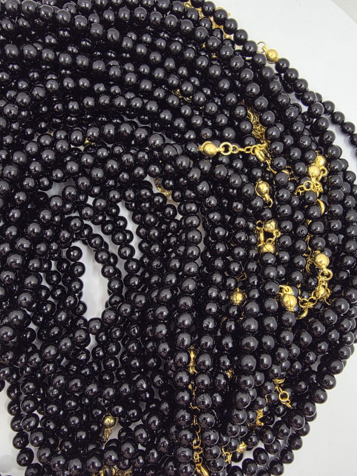 SİYAH MERCAN KOLYE - Görsel 3