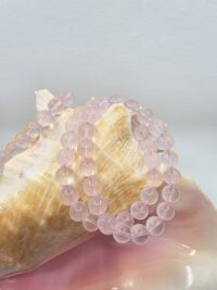 GEM MADAGASCAR PEMBE KUVARS BİLEKLİK