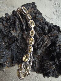 Sitrin Gümüş Bileklik