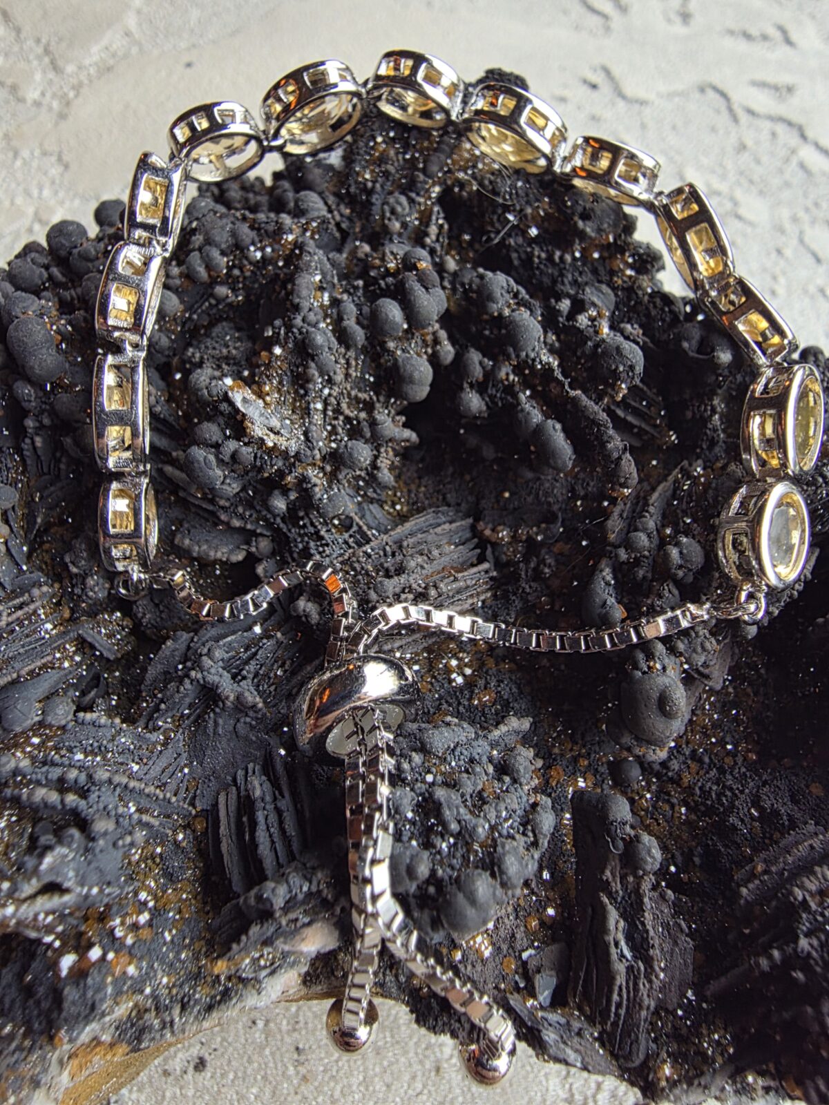 Sitrin Gümüş Bileklik - Görsel 3