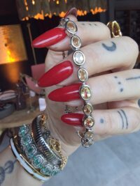 Sitrin Gümüş Bileklik - Görsel 2