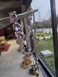 Ametist Gümüş Bileklik - Görsel 2