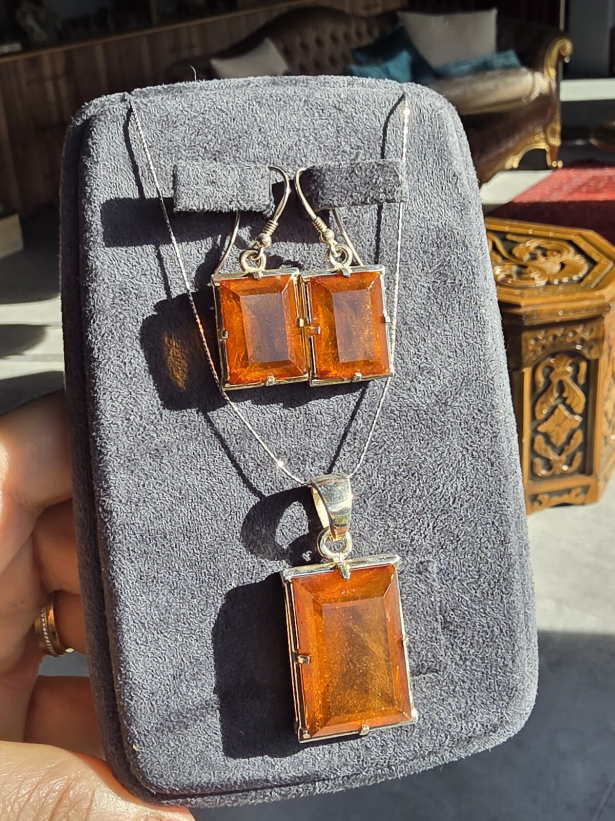 Kehribar Mücevher Set - Görsel 7