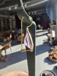 Konkav Kesim Ametrin Küpe - Görsel 5