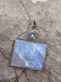 Rainbow Aytaşı Kolye - Görsel 2