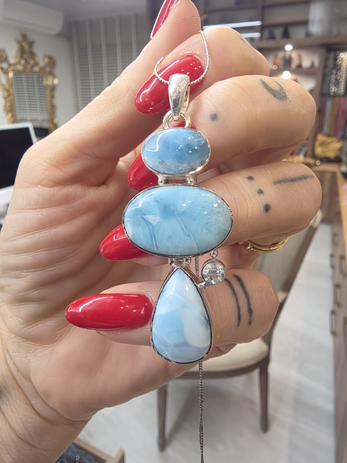 Larimar Kolye - Görsel 3