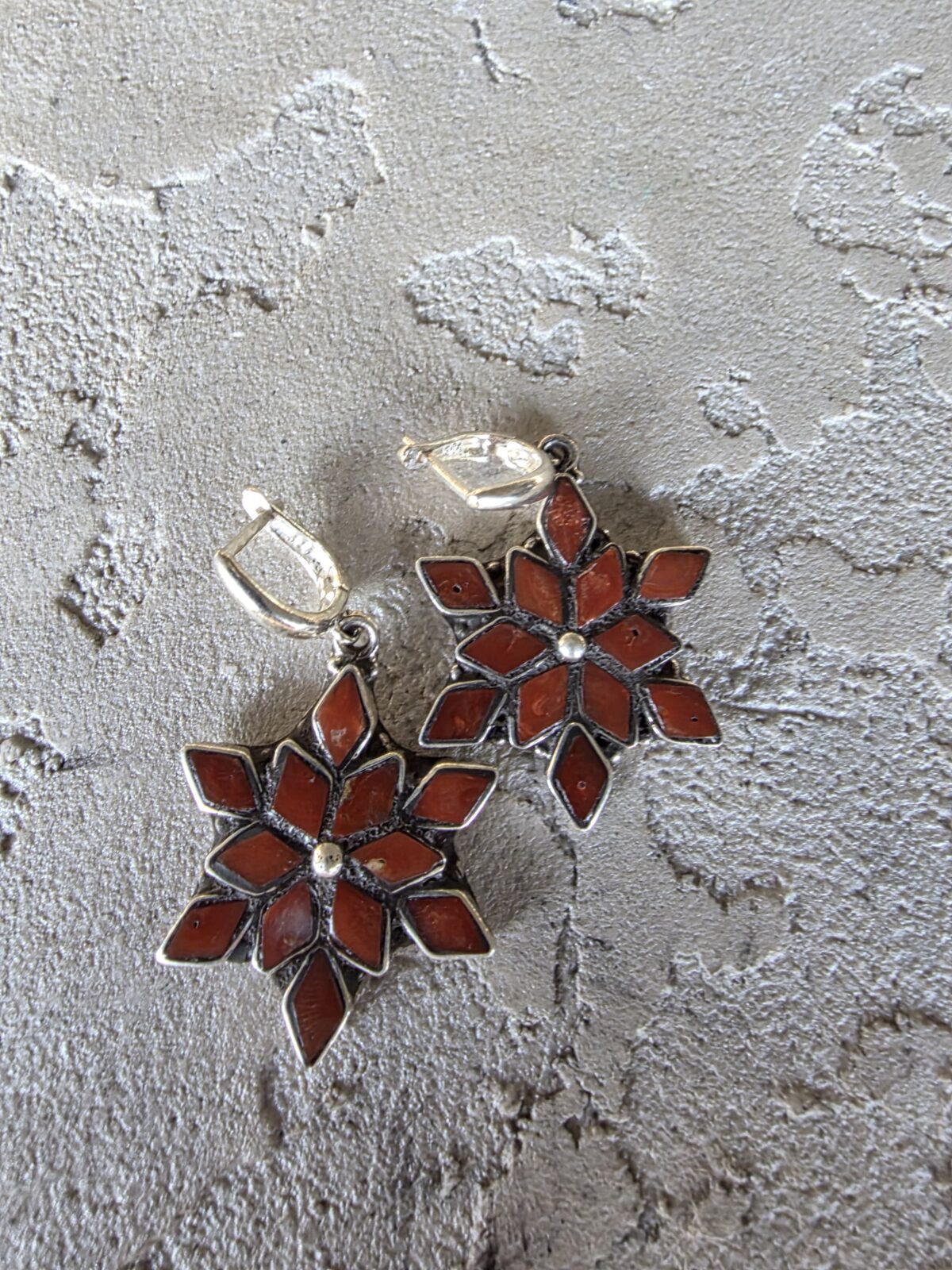 Mercan Küpe-El Yapımı - Görsel 2