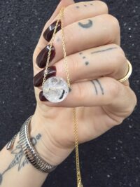 Herkimer Küre Kolye - Görsel 2