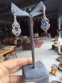 Kyanit Pırlanta Küpe - Görsel 4