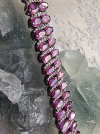 Yakut Elmas Bileklik