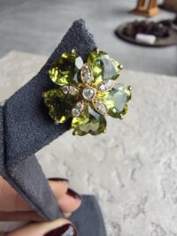 Zeberced Pırlanta Küpe