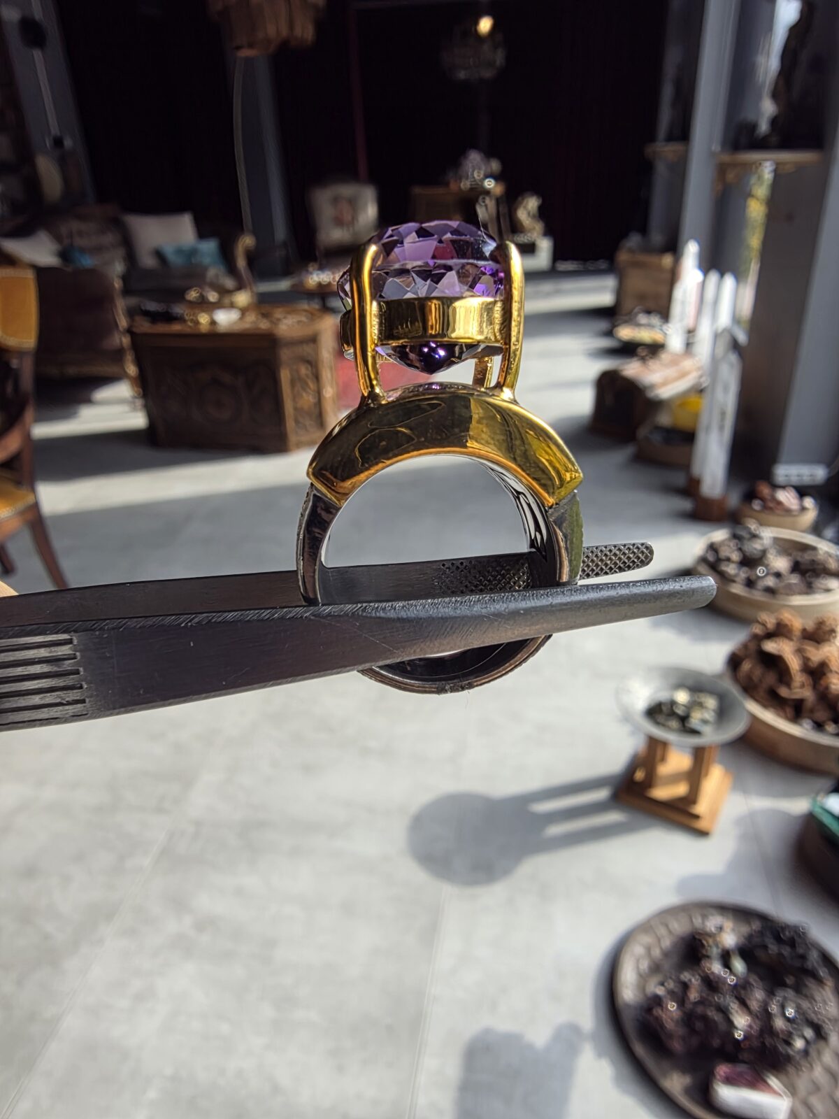 Ametist Tasarım Yüzük - Görsel 9