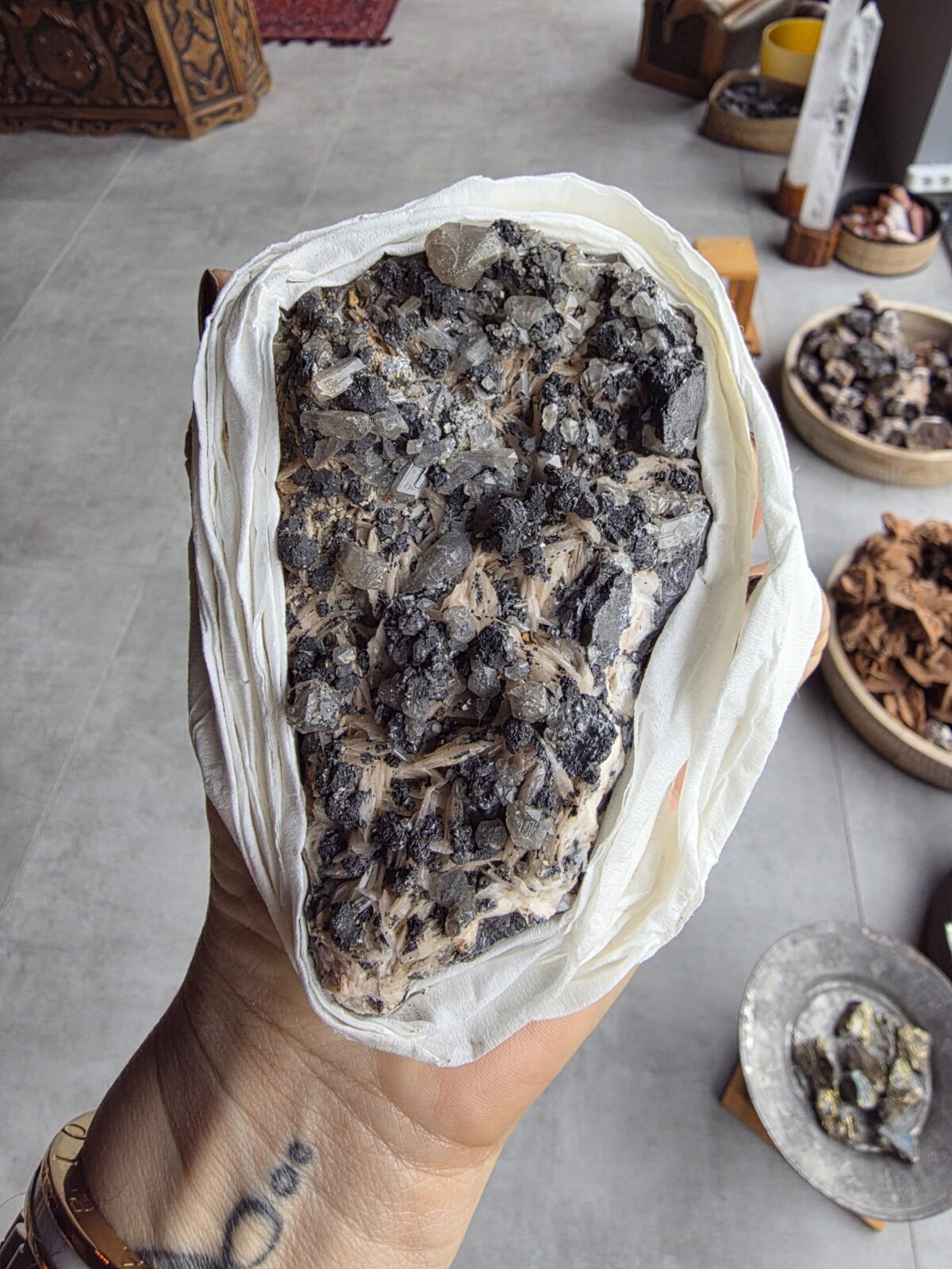 CERUSSITE MİNERALİ GEM - Görsel 3