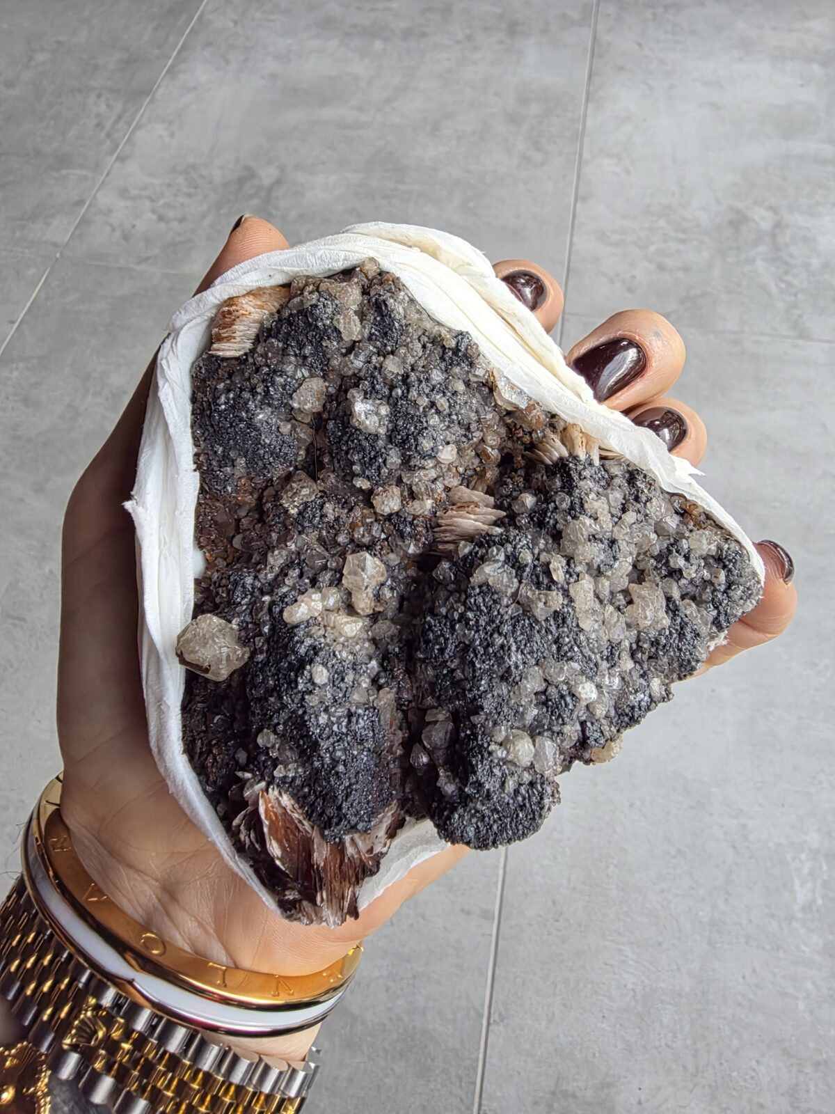 CERUSSITE MİNERALİ GEM - Görsel 3