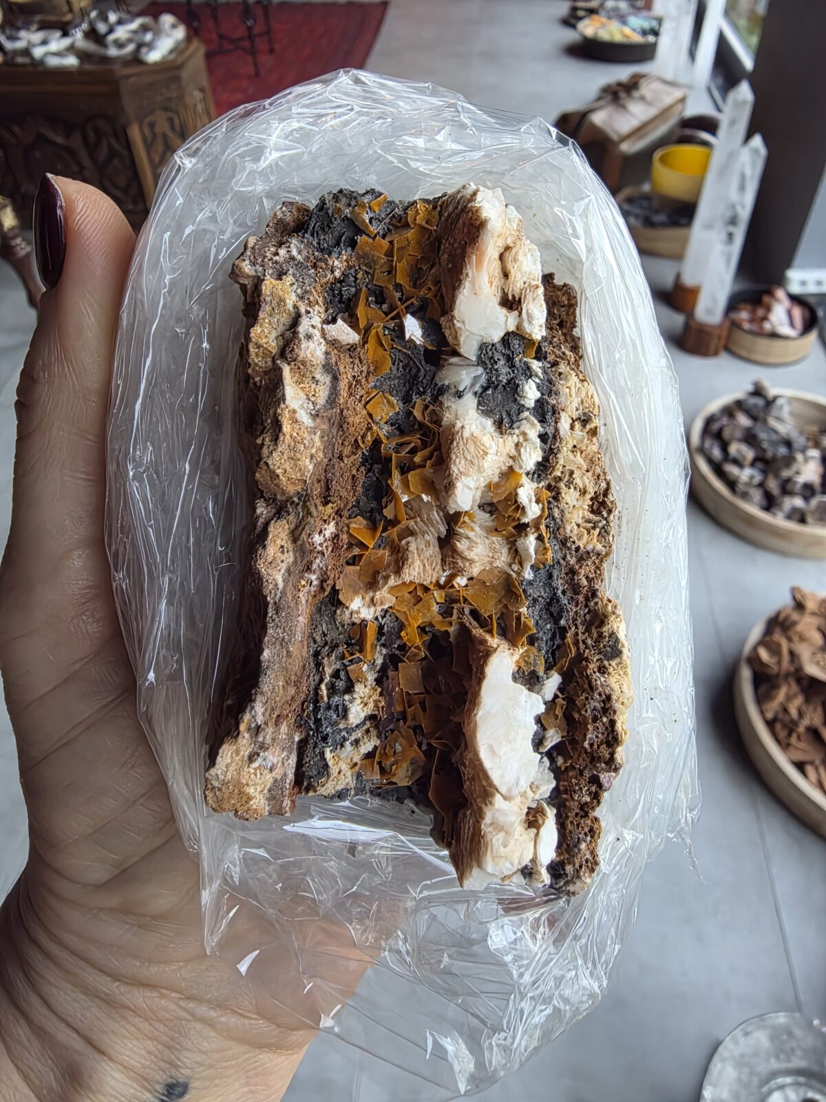 CERUSSITE MİNERALİ GEM - Görsel 3